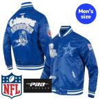 NFL公式 メンズ アウター スタジャン ナイロンジャケット プロスタンダード ダラス・カウボーイズ DALLAS COWBOYS BEST OF RIB SATIN JACKET