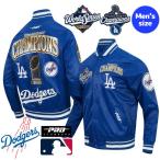 MLB公式 メンズ スタジャン アウター ジャケット ジャンパー ドジャース 大谷翔平 山本由伸 佐々木朗希 ワールドシリーズ2025優勝記念 正規品