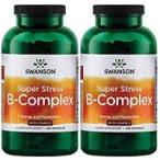 Swanson Super Stress Vitamin B-Complex with Vitamin C 240 Caps×2個