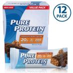 Pure Protein ピュアプロテイン・バー　Chocolate Peanut Butter 50g×12本（プロテイン20g 200cal)