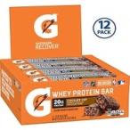 Gatorade ゲータレード ホエイプロテインバー 80g  (チョコレートチップ, 12個セット)
