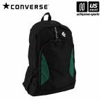 【新生活応援100円クーポン】コンバース デイパックLL ブラック/グリーン(C2164010) (取り寄せ)(自社)(メール便不可)
