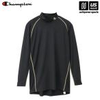  Champion мужской mok шея длинный рукав футболка черный × Gold [M рейс 1/1]( наличие )( наша компания )
