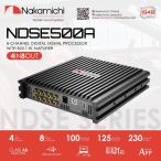 NDSE500A+配線●31バンドEQ●8ch DSP (デジタルサウンドプロセッサー) 4ch アンプ内蔵 スマホで操作OK ナカミチ Nakamichi