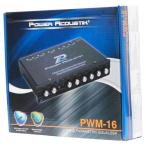 PWM-16 イコラィザー (4バンド/サブウーハー調整機能付) パワーアコースティック Power Acoustik