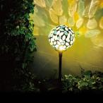ショッピングスマートガーデニング ソーラーライト 屋外 防水 庭 ガーデンライト ガーデニング 差し込み 地面 地中 モザイクガラス タイル 園芸 玄関 駐車場 ガレージ LED 充電式 モダン レトロ