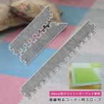 ジョイントカーペット用スロープ 端 角 フチ 45cm角用 段差解消 端っこ 縁 ジョイントマット用 スロープ 直線用 ストレート コーナー用 角用 防炎 diy 床 施工