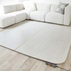 ホットカーペット カバー 2点セット 2畳用 約200x200cm ホットカーペット本体 ラグ マット クッションフロア 木目柄 北欧 デザイン フローリング おしゃれ