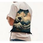  Япония картина в жанре укиё draw -тактный кольцо рюкзак легкий сумка napsak путешествие Jim школа для 