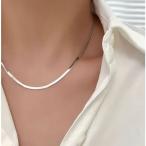 1pc Flat Sune -k цепь колье 40cm нержавеющая сталь цепь колье цепочка (W12B)