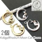 猫ガラスストーンチャームライトピー...