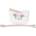 ( случайный рейс бесплатная доставка ) сделано в Японии Minnie Mouse retort детская смесь подставка длинный ложка имеется ...360936 детская посуда . еда посуда комплект 