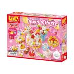 ショッピングバースデーケーキ おまけつき LaQ スイートコレクション スイーツパーティプラスチックコンテナVer. ラキュー 009180 （送料無料 北海道、沖縄、離島は配送不可）