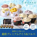 クーポン配布中 お中元 ギフト 2025 銀座千疋屋 銀座プレミアムアイス&ソルベ 10種10個入 御中元 夏ギフト アイス セット 詰め合わせ