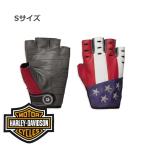 ショッピングハーレーダビッドソン ハーレーダビッドソン 純正 メンズ パトリオット・フィンガーレスグローブ 98106-19VM バイク用品 ばいく 純正 手袋 グローブ 風よけ 穴あき