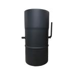  дым . чёрный жаростойкий стальной демпфер Φ150mm 01X0087A дым .do черновой to ослабление часть материал крыша . Honma завод H