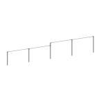  железный стержень 4 полосный 2 уровень flat line низкий железный стержень H серии AK23505 нержавеющая сталь оснащение для игровой площадки .. металл промышленность aM оплата при получении не возможно 