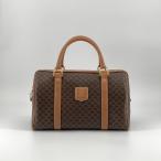 CELINE Macadam рисунок Mini сумка "Boston bag" Brown 