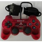 【中古】PS2 アナログコントローラ DUALSHOCK 2 クリムゾンレッド＊プレイステーション2コントローラー(本体のみ)