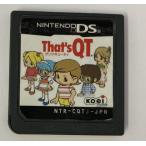 [ б/у ]NDS That's QT Thats cutie -* Nintendo DS soft ( soft только )[ почтовая доставка возможно ]