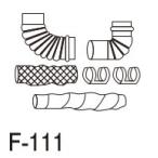 *CORONA* Corona *FF тип керосин обогреватель для удлинение патрубок комплект F-111