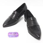 パンプス 痛くない パンプス 歩きやすい ドナミス パンプス Dona Miss パンプス 317 クロ ポインテッドトゥ パンプス ローヒール ローファー 音がしない 通勤靴