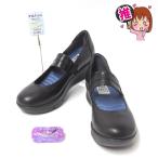 歩きやすい靴 レディース 履きやすい靴 フィズリーン パンプス FIZZ REEN 9304 黒 コンフォート パンプス ストラップ 立ち仕事靴 疲れない靴 痛くない靴 旅行靴