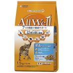 All Well オールウェル キャットフード ドライ 肥満が気になる猫用 フィッシュ味 吐き戻し軽減 1.5ｋg 国産 ユニチャーム