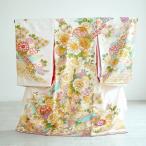 産着 レンタル 女の子 祝着 古典柄 レトロ アンティーク系 産着 6点セット 花 白系 正絹 赤ちゃん ベビー お宮参り 一つ身