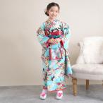 レンタル 七五三 7歳 セット モダンアンテナ 古典柄 レトロ アンティーク系 鶴 水色系 ピンク 黄色 緑 青 古典 七歳 七才