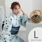 浴衣 レディース セット utatane 高級変わり織 浴衣3点セット 淡い水色ぼかしに碧色の千鳥 トール（165-175cm）L  浴衣セット（ゆかた・帯・下駄）高身長