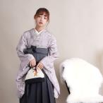 袴 中古 販売 卒業式 着物と袴の2点セット リサイクル着物セット 二尺 袴91cm 袴セット 大学生 重ね衿縫い付済 花柄 レトロ 販売 購入