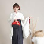 袴 中古 販売 卒業式 着物と袴の2点セット リサイクル着物セット 二尺 utatane 袴91cm 袴セット 大学生 重ね衿縫い付済 アイボリー ワントーン 地紋