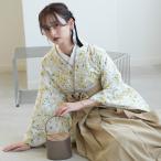 袴 中古 販売 卒業式 着物と袴の2点セット リサイクル着物セット 二尺 utatane 袴91cm 袴セット 大学生 重ね衿縫い付済 ぼかし レトロ 販売 購入