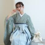 袴 中古 販売 卒業式 着物と袴の2点セット リサイクル着物セット 二尺 ニコアンティーク 袴95cm 袴セット 大学生 重ね衿縫い付済 レトロ 販売 購入