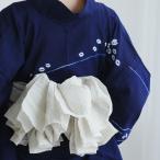 兵児帯 浴衣 utatane 本麻 小千谷縮兵児帯 象牙色 越後小千谷本麻織物 トスコ オーガニック ラミー100%使用 小千谷ちぢみ おぢや レディース 日本製 単品 ●