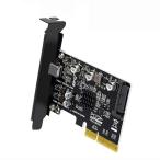 NFHK USB 3.2 Gen2 Type-C 20Gbps USB-C - PCI-E 4X Express карта адаптор стол to