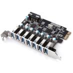 IDEAPRO USB3.0 расширение панель внешний USB3.0×7 порт расширение PCI Express 1x интерфейс панель 