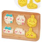6枚入り ちいかわ クッキー型 クッキー型抜き ビスケットDIY焼き型 クッキー型 グッズ 製菓用品 キッチン プレスタイプ キッチン お弁当 ト型