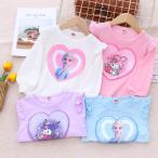 ショッピングスパンコール エルサ 子供服 スパンコール tシャツ 色が変わる 女の子 スウェットシャツ 綿 アナと雪 服 キッズ 面白い服 可愛い プレゼント