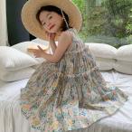 One-piece Kids лето детская одежда девочка длинный One-piece Junior хлопок ребенок одежда цветочный принт One-piece младенец детская одежда модный симпатичный "Семь, пять, три" свадьба входить . входить .