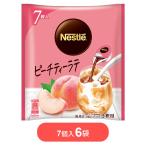 ショッピングポーション ネスレ ポーション ピーチティーラテ 7個入 × 6袋 希釈タイプ まとめ買い セット インスタント紅茶