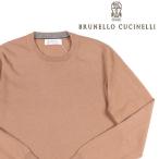 BRUNELLO CUCINELLI（ブルネロクチネリ） 丸首セーター CE482 ブラウン 52 23632br 【W23638】 / 大きいサイズ