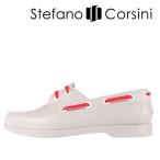Stefano Corsini（ステファノ・コルシーニ） レインシューズ YACHTMAN ライトグレー 40 23950lgy 【A23954】