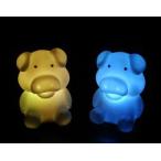 Yahoo! Yahoo!ショッピング(ヤフー ショッピング)LED インテリア 照明 卓上 ペンギン ブタ 豚 テーブル デスク 寝室 玄関 モチーフ 置物