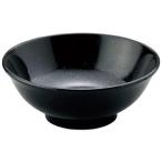 業務用ラーメンどんぶり黒御影 反高台６．８丼・20.5cm