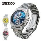 ショッピング海外 SEIKO セイコー クロノグラフ アラビア数字文字盤 （海外モデル） - 腕時計 ウォッチ ダークブルー レッド イエロー 海外 モデル 逆輸入 縦3つ目 日本直販