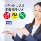 ポケットに入る携帯テレビ＆ラジオ テレビラジオ ラジオテレビ 3インチテレビ ワンセグテレビ 2電源方式 ポケットサイズ 防災グッズ 災害グッズ life-119-3wh
