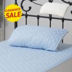 NASAアウトラスト使用 涼感ひんやり枕パッド （ダニアレル物質抑制除去綿使用） シングル 接触冷感 NASA Outlast ピローケース ピローカバー ピロー 日本直販