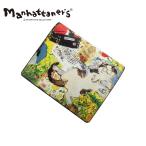 Manhattaner`s マンハッタナーズ ライブリーパース 二つ折り財布 小型サイフ 75-1662 ネコ 猫 可愛い